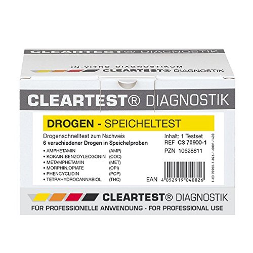 CLEARTEST 10628828 Drogen-Speicheltest Eco (5-er Pack) von CLEARTEST