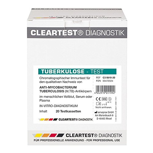 CLEARTEST 3472018 Tuberkulose Test (10-er Pack) von CLEARTEST
