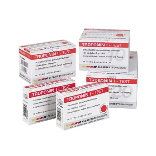 CLEARTEST 6681567 Schnelltest, Troponin I (20-er Pack) von CLEARTEST