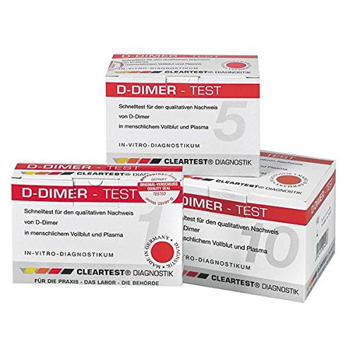 CLEARTEST 6690862 Schnelltest, D-Dimer (10-er Pack) von CLEARTEST