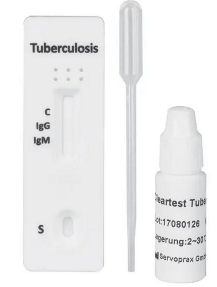 CLEARTEST Bodentest Tuberkulose Immunoassay-Schnelltest, Spar-Set, 20-tlg., Schnelle Testauswertung in 10 Minuten, Tuberkulose-Schnelltest, Mycobacterium Tuberculosis Nachweis von CLEARTEST