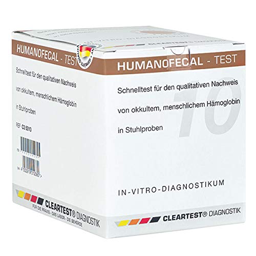 Humanofecal, immunologischer Stuhltest, VE: 50 Teste von CLEARTEST