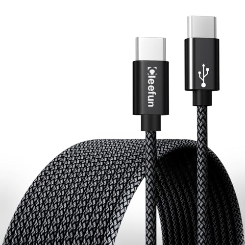 CLEEFUN USB C auf USB C Kabel 10M 60W(20V/3A), Keine Datenübertragung USB C Ladekabel, Schnelladekabel für Samsung Galaxy S23 S22 S21 S20, i-Pad Pro/Air, Mac-book Pro/Air, Pixel 7/7 Pro/6/6a von CLEEFUN