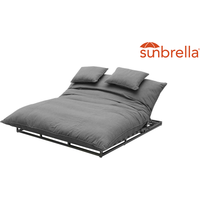 CLEMENTO Bona Doppel Loungeliege Aluminium Sunbrella von CLEMENTO Nina Moghaddam Collection