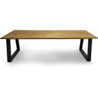 CLEMENTO Darlington Gartentisch 260x100 cm Aluminium/Teak Anthrazit von CLEMENTO