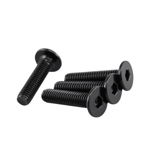 10–50 Stück Sechskantschrauben aus Edelstahl mit superniedriger Flachkopf-Innensechskantschraube(18mm,M2.5) von CLENEA
