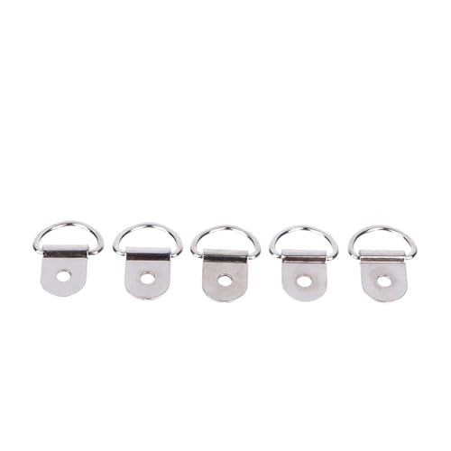 10 stücke Edelstahl D Form Pull Haken Tie Down Anker lock up Eisen Ladung Tie Down lock up(Silver) von CLENEA
