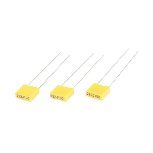 20 Stück Korrekturkondensator 100 V 1 nF ~ 470 nF 100 nf 150 nf 220 nf 10 nf 47 nf 22 nf 1 nf 0,47 uf 0,1 uf Polypropylen-Kunststofffolie (Color : 22NF (223), Size : A) von CLENEA