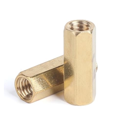 50 stücke Hex Weibliche Zu Weibliche M2 Messing Standoff Spacer Hexagonal Stud Spacer Hohl Säulen(9mm) von CLENEA