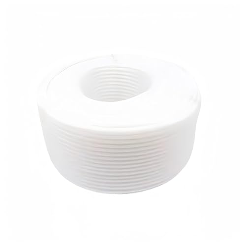 CLENEA 3 Meter PP-isoliertes Wellrohr 7 mm – 28 mm Auto-Line-Rohrkabelbaum-Draht for Einfädeln von geteiltem Kunststoffdraht(White,10mm) von CLENEA