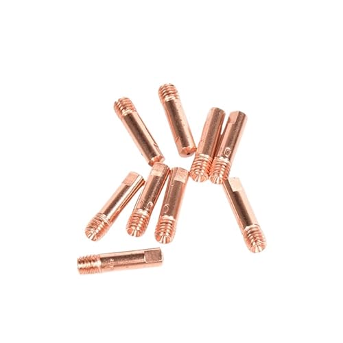 CLENEA 5/10/20 Spitze Gasdüse MB-15AK M6*24mm Schweißbrenner Kontaktspitze Gasdüse 0,6/0,8/0,9/1,0/1,2mm(Size:0.8mm) von CLENEA