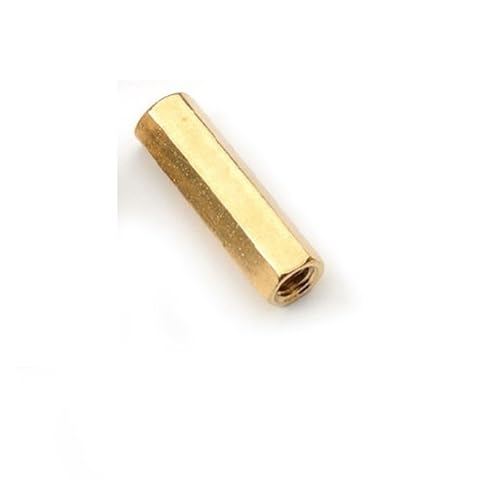 Hex Messing Standoff Spacer M3 Kupfer Säule Boards Computer Motherboard Spalte Rack Stud Hexagon Bolzen Schraube Mutter(18mm) von CLENEA