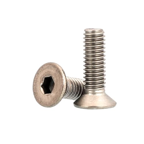 Sechskantschraube mit Innensechskant und flachem Senkkopf(4mm,M6) von CLENEA
