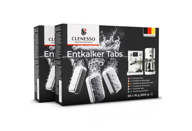 CLENESSO Entkalkungstabletten (CLENESSO Entkalker Tabs für Kaffeevollautomaten) von CLENESSO