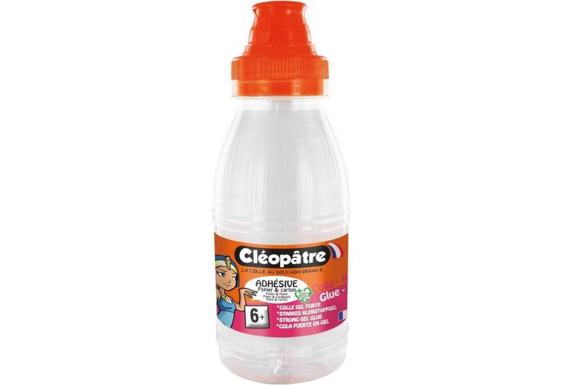 CLEOPATRA Bastelkleber ADHESIVE – STARKER TRANSPARENTER BASTEL- UND PAPIERKLEBER, LÖSUNGSMITT von CLEOPATRA