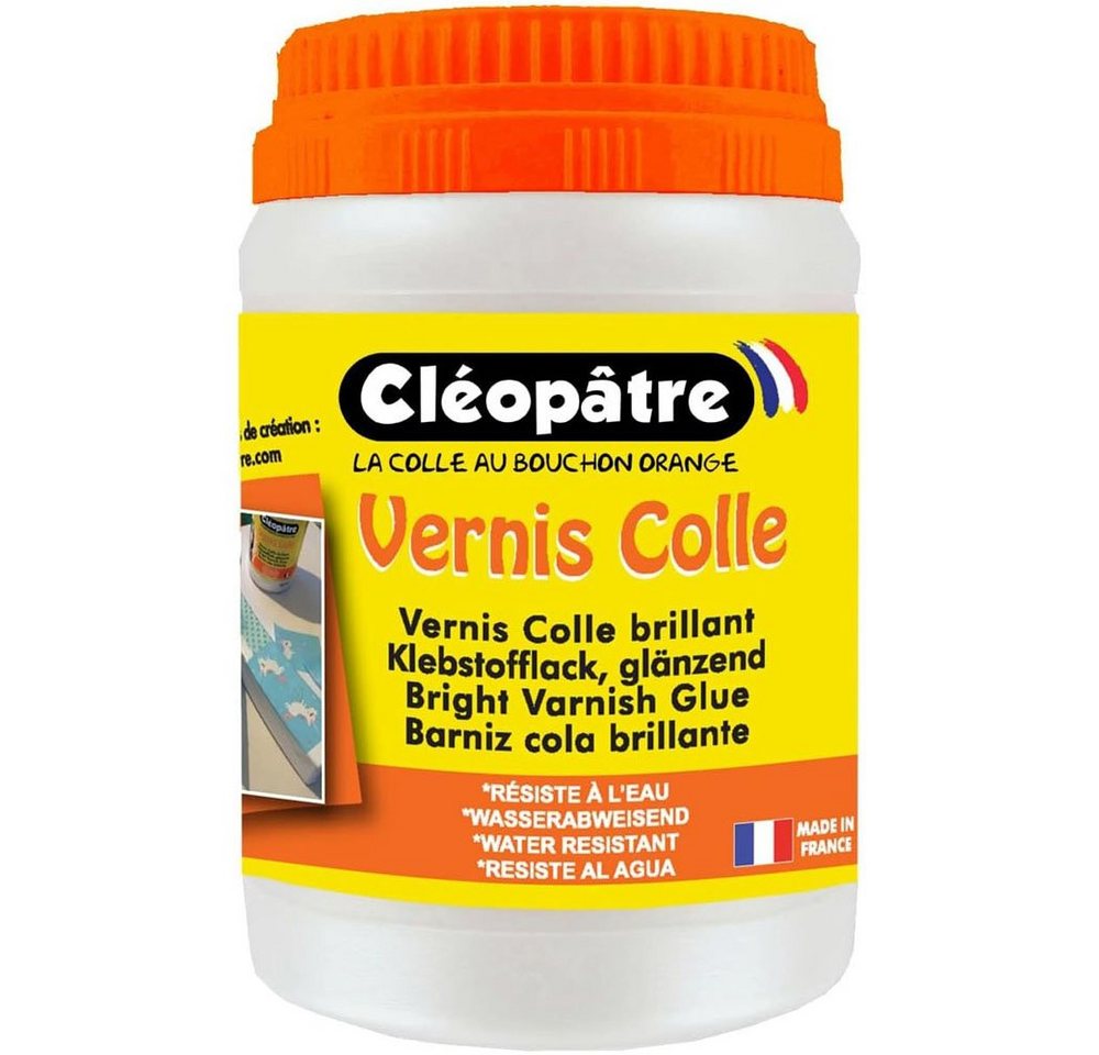 CLEOPATRA Bastelkleber VERNIS COLLE – KLEBSTOFFLACK, GLÄNZEND, 250g CLEOPATRA Bastelkleber VERNIS COLLE – KLEBSTOFFLACK, GLÄNZEND, 250g von CLEOPATRA