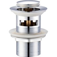 Quick-Clac Metall-Universalabfluss mit Überlauf 1 1/4' - verchromt - STANDARD HIDRAULICA - 96254 Quick-Clac Metall-Universalabfluss mit Überlauf 1 1/4' - verchromt - STANDARD HIDRAULICA - 96254 von CLEVER