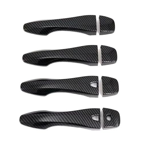 Auto Carbon Fiber Style Schwarz Außentürgriff Formabdeckung Trim Aufkleber Für Nissan Für Altima 2013-2018 Außenverkleidung(Carbon) von CLFJWZ