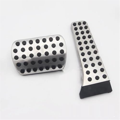 Autopedale Gaspedal Kraftstoff Gas Bremspedal Pad-Abdeckung rutschfest Für Benz A B C-Klasse Aluminiumlegierung Autoinnenraum(Style4) von CLFJWZ