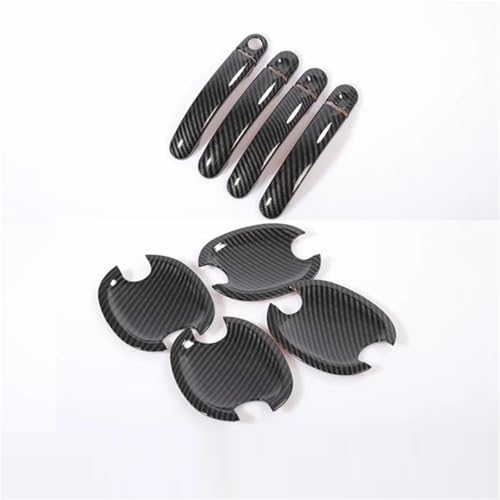Autotürgriffabdeckung Cup Bowl Trim Zubehör Teile Für VW Für Golf Plus GTI 2006-2010 Carbon Fiber Stil Außenverkleidung von CLFJWZ