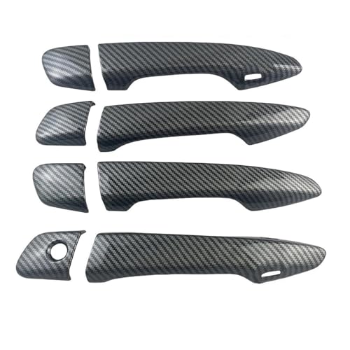 Autotürgriffabdeckung Kunststoff Schwarz Carbon Zubehör Für Lexus RX270 RX350 RX450H 2009 2010 2012 2013 2014 2015 Außenverkleidung(Style 1,Left-hand drive) von CLFJWZ