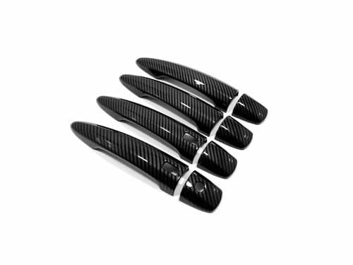 CLFJWZ ABS Chrom Kohlefaser Auto Türgriff Abdeckungen Trim Dekoration Aufkleber Für Nissan Für Altima 2019 2020 2021 2022 Außenverkleidung(Style 4) von CLFJWZ