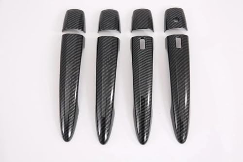 CLFJWZ ABS Chrom Kohlefaser Auto Türgriff Abdeckungen Trim Dekoration Aufkleber Für Nissan Für Altima 2019 2020 2021 2022 Außenverkleidung(Style 5) von CLFJWZ