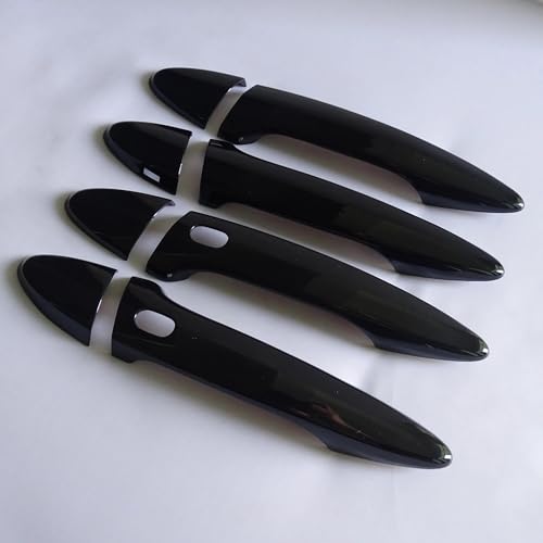 CLFJWZ ABS Chrom Türgriffabdeckung Trim Für Lexus IS250/IS350/IS-F 2006-2013 Auto Body Kits Außenzubehör Außenverkleidung(Glossy black) von CLFJWZ