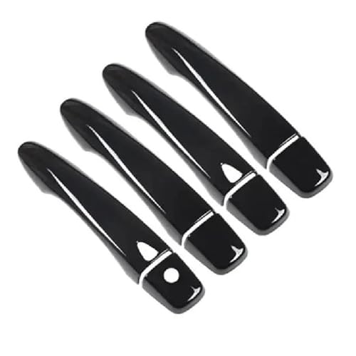 CLFJWZ Auto Außentür Griff Form Abdeckung Trim Aufkleber Dekor Zubehör Für Nissan Für Qashqai J11 2014-2021 Außenverkleidung(Schwarz) von CLFJWZ