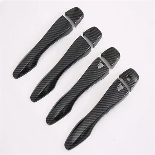 CLFJWZ Auto Außentür Griff Form Abdeckung Trim Aufkleber Für Nissan Für Rogue T32 2014-2020 Decor Zubehör Außenverkleidung(Carbon) von CLFJWZ