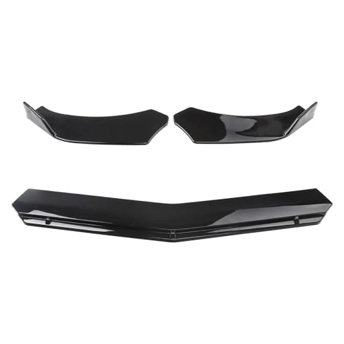CLFJWZ Auto Front Lip Splitter Kit Kinn Spoiler Anti Scratch Diffusor Lip Trim Air Dam Abdeckung Für Civic 2012-2020(Glossy Black) von CLFJWZ