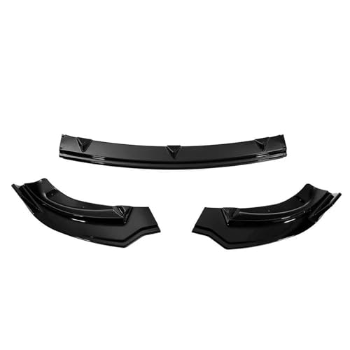 CLFJWZ Auto Front Lower Bumper Lip Spoiler Modifikation Körper Kit Stoßstange Diffusor Schutz Für Tesla Für Modell Y 2017-2023(Gloss Black) von CLFJWZ