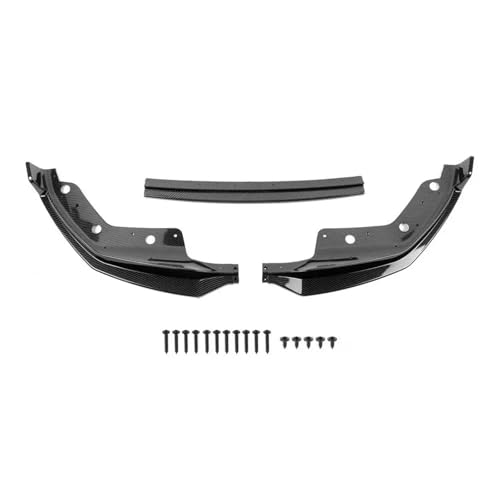 CLFJWZ Auto Front Stoßstange Lip Splitter Spoiler Diffusor Sport Modifikation Body Kit Für B&MW 3 Serie G20 G28 2019-2021 M(Carbon Black) von CLFJWZ
