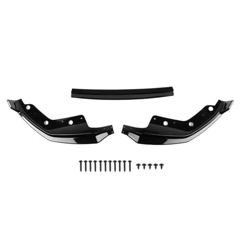 CLFJWZ Auto Front Stoßstange Lip Splitter Spoiler Diffusor Sport Modifikation Body Kit Für B&MW 3 Serie G20 G28 2019-2021 M(Gloss Black) von CLFJWZ