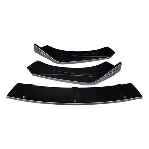 CLFJWZ Auto Front Stoßstange Splitter Lip Kit Spoiler Diffusor Deflektor Dekorative Schaufel Für Hyundai Für Elantra 2021 2022 2023(Gloss Black) von CLFJWZ