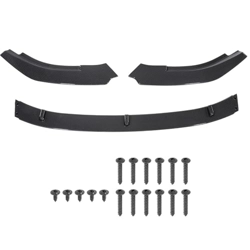 CLFJWZ Auto Frontstoßstange Unterlippe Spoiler Stoßstange Modifikation Dekoration Körperteil Für Golf 6 MK6 GTI GTD 2010–2013(Carbon Fiber) von CLFJWZ