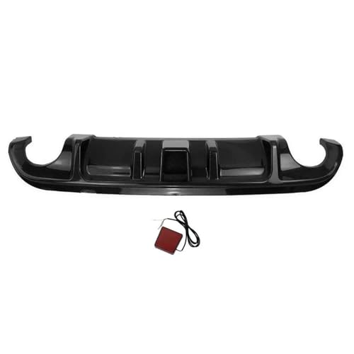 CLFJWZ Auto Heckstoßstange Diffusor Spoiler Mit Bremslicht Modifikation Racing Heckstoßstange Lippe Für Infiniti Q50 2014–2017(Carbon Fiber) von CLFJWZ