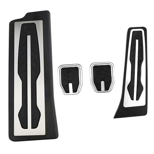 CLFJWZ Auto-Pedalabdeckung Für Fußstütze Und Bremse, Gaspedal Für BMW 3er G20 G21 20-23 LHD-Pedalauflagemattenabdeckung Autoinnenraum(Style 3) von CLFJWZ