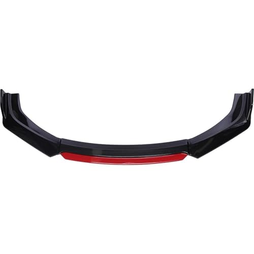 CLFJWZ Auto Vordere Stoßstange Lippe Auto Kinn Spoiler Splitter Diffusor Körper Kits Trim Air Dam Protector Für Focus 2012-2014(Carbon Fiber and Red) von CLFJWZ