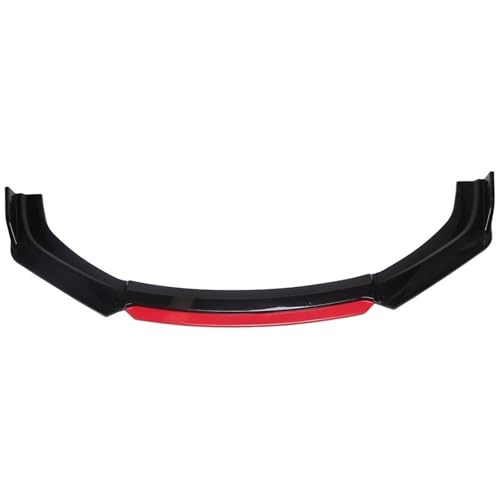 CLFJWZ Auto Vordere Stoßstange Lippe Auto Kinn Spoiler Splitter Diffusor Körper Kits Trim Air Dam Protector Für Focus 2012-2014(Gloss Black and Red) von CLFJWZ