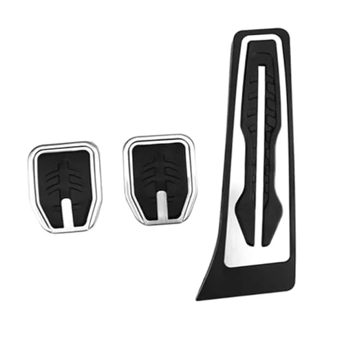 CLFJWZ Autopedale Für BMW 3er G20 G21 2020-2023 LHD Gaspedal-Fußstütze Pedalabdeckung Pads Zubehör Autoinnenraum(Style 4) von CLFJWZ