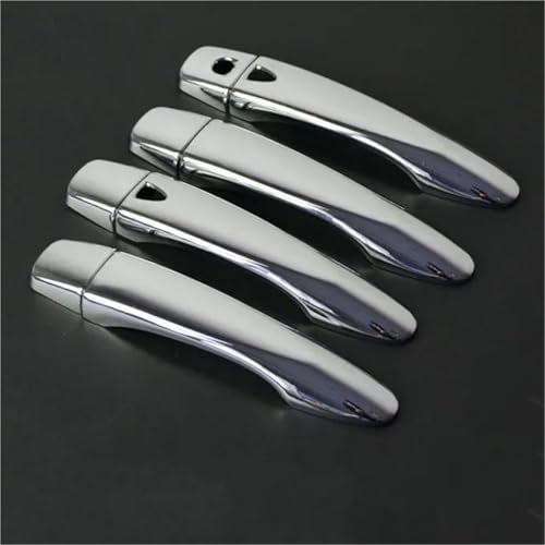 CLFJWZ Autotürgriffabdeckungsaufkleber Für Nissan Für Qashqai J11 2015 2016 2017-2020 ABS Chrom-Styling-Zubehör Außenverkleidung(Silver 2 button) von CLFJWZ