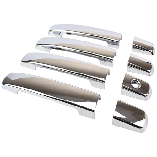 CLFJWZ Für Nissan Für Frontier 2005-2008 Für Quest 2004-2009 4-Türer Chrom Auto Außentürgriff Abdeckung Formblende Trim Außenverkleidung von CLFJWZ
