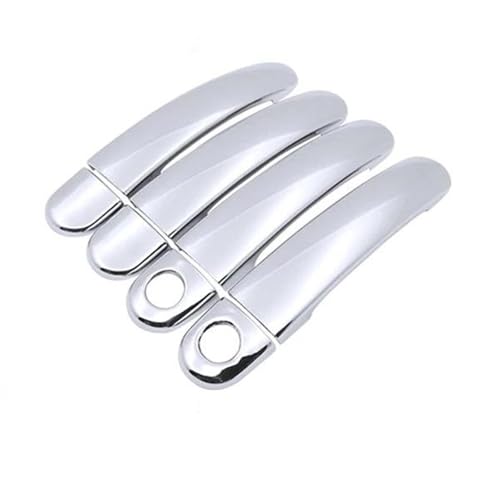 CLFJWZ Für Skoda Für Fabia I 6Y 1999 2000-2006 MK1 Chrom-Türgriffabdeckung Fangverkleidungssatz Auto Styling Zubehör Außenverkleidung(Style 3) von CLFJWZ