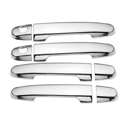 CLFJWZ Geschmiedetes Muster Kohlefaser Chrom Auto Außentürgriffabdeckung Verkleidung Styling Zubehör Für Fielder 2005–2013 Außenverkleidung(Style 6) von CLFJWZ