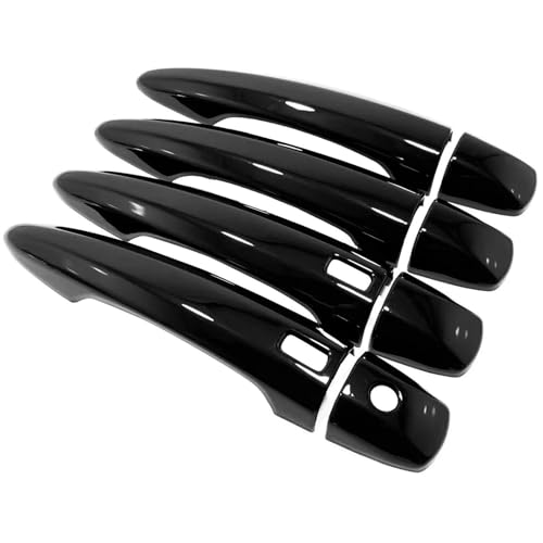 CLFJWZ Glänzend Schwarz Auto Außentürgriffe Abdeckung Trim ABS Zubehör 8 Stück Für Nissan Für Altima 2019–2024 Außenverkleidung(Style 1) von CLFJWZ