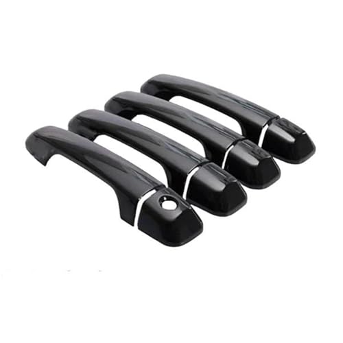 CLFJWZ Glänzend Schwarz Auto Smart Türgriff Abdeckung Auto Schutzfolie Zubehör Für Lexus LX570 J200 LX450d 2016~2019 Außenverkleidung(Style 2) von CLFJWZ