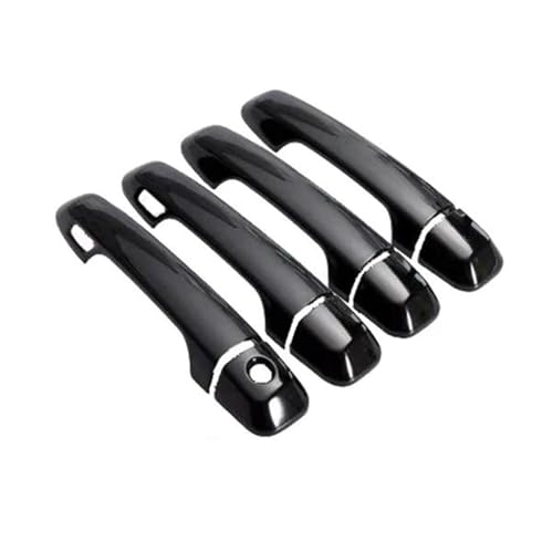 CLFJWZ Glänzend Schwarz Auto Smart Türgriff Abdeckung Auto Schutzfolie Zubehör Für Lexus LX570 J200 LX450d 2016~2019 Außenverkleidung(Style 3) von CLFJWZ