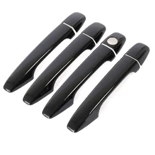 CLFJWZ Glänzend Schwarz Auto Türgriff Abdeckung Pad Aufkleber Overlay Styling Zubehör Für Venza 2008 2009 2010 2011~2017 Außenverkleidung(No keyless entry) von CLFJWZ