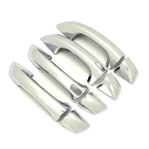 Kohlefaser Refit Chrom Auto Türgriff Abdeckungs Trimm Schutz Aufkleber Für VW Für Sharan MK2 7N 2010 2011-2019 Außenverkleidung(Chrome Color A) von CLFJWZ